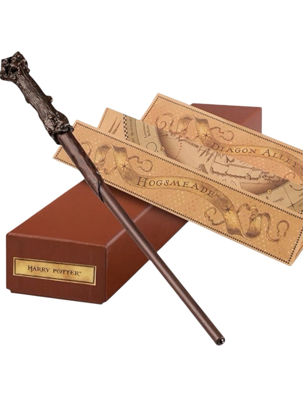 UNIVERSAL STUDIOS JAPAN INTERACTIVE HARRY POTTER WAND AND MAP - BNIB
